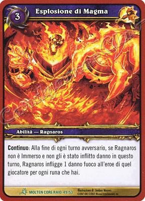 MOLTEN CORE RAID 49/53 Esplosione di Magma non comune -NEAR MINT-