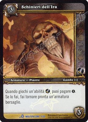 MOLTEN CORE 07/30 Schinieri dell'Ira rara foil -NEAR MINT-