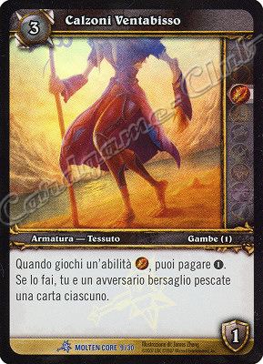 MOLTEN CORE 09/30 Calzoni Ventabisso rara foil -NEAR MINT-