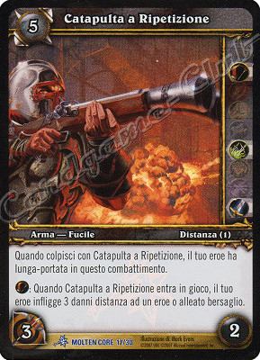 MOLTEN CORE 17/30 Catapulta a Ripetizione rara foil -NEAR MINT-