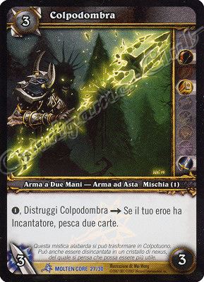 MOLTEN CORE 27/30 Colpodombra rara foil -NEAR MINT-
