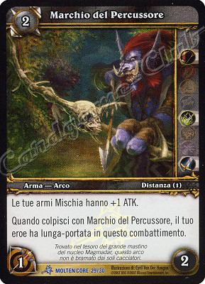 MOLTEN CORE 29/30 Marchio del Percussore rara foil -NEAR MINT-