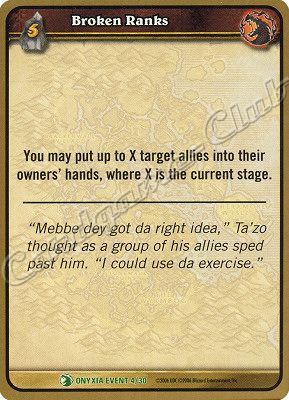 ONYXIA EVENT 04/30 Broken Ranks non comune -NEAR MINT-