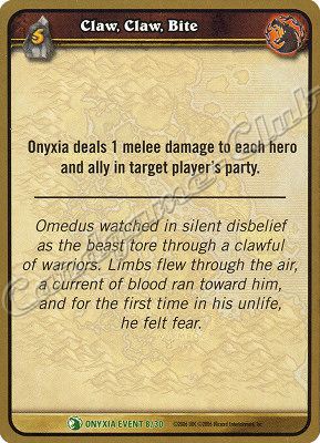 ONYXIA EVENT 08/30 Claw, Claw, Bite non comune -NEAR MINT-