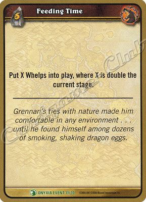 ONYXIA EVENT 11/30 Feeding Time non comune -NEAR MINT-