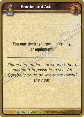 ONYXIA EVENT 28/30 Smoke and Ash non comune -NEAR MINT-