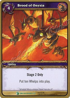 ONYXIA RAID 06/33 Brood of Onyxia non comune -NEAR MINT-