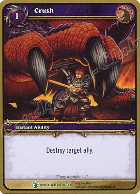 ONYXIA RAID 08/33 Crush non comune -NEAR MINT-