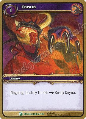 ONYXIA RAID 27/33 Thrash non comune -NEAR MINT-