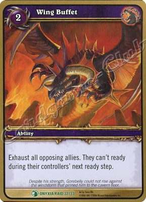 ONYXIA RAID 32/33 Wing Buffet non comune -NEAR MINT-