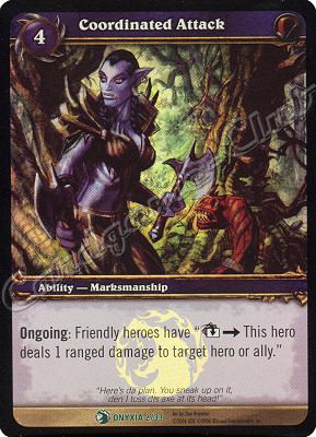 ONYXIA 02/33 Coordinated Attack non comune foil -NEAR MINT-