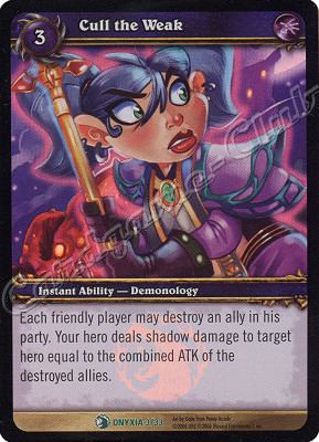 ONYXIA 03/33 Cull the Weak non comune foil -NEAR MINT-