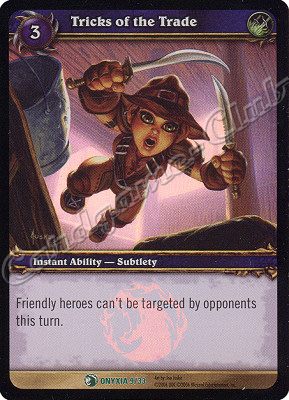 ONYXIA 09/33 Tricks of the Trade non comune foil -NEAR MINT-