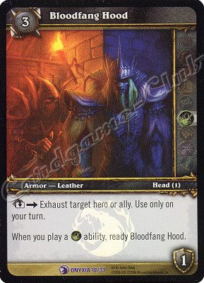 ONYXIA 10/33 Bloodfang Hood epica foil -NEAR MINT-