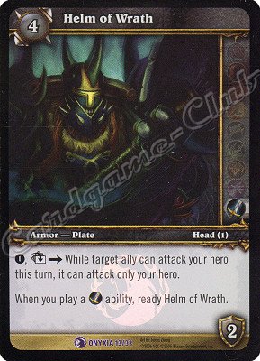 ONYXIA 13/33 Helm of Wrath epica foil -NEAR MINT-