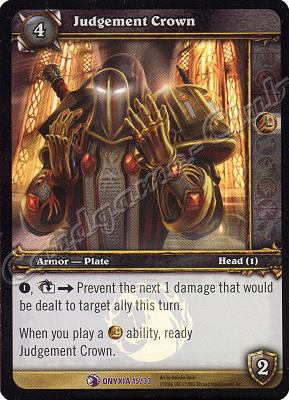 ONYXIA 15/33 Judgement Crown epica foil -NEAR MINT-