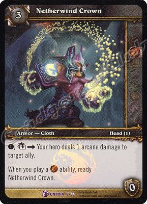 ONYXIA 17/33 Netherwind Crown epica foil -NEAR MINT-