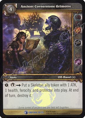 ONYXIA 20/33 Ancient Cornerstone Grimoire rara foil -NEAR MINT-