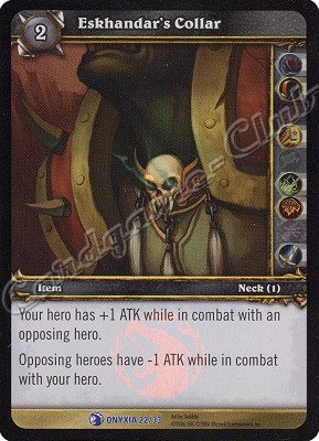 ONYXIA 22/33 Eskhandar's Collar rara foil -NEAR MINT-