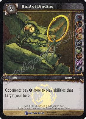 ONYXIA 26/33 Ring of Binding rara foil -NEAR MINT-