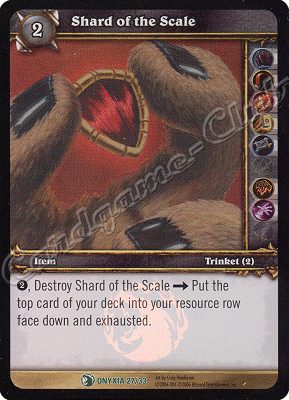 ONYXIA 27/33 Shard of the Scale non comune foil -NEAR MINT-