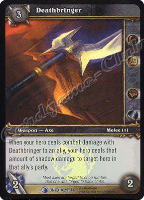 ONYXIA 29/33 Deathbringer rara foil -NEAR MINT-