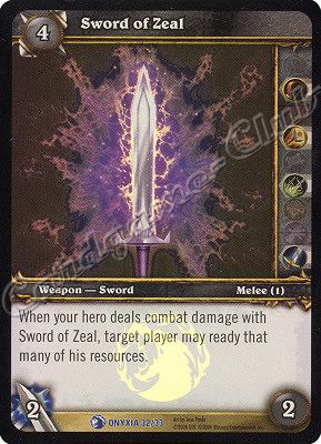 ONYXIA 32/33 Sword of Zeal rara foil -NEAR MINT-