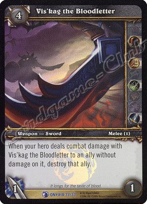 ONYXIA 33/33 Vis'kag the Bloodletter rara foil -NEAR MINT-