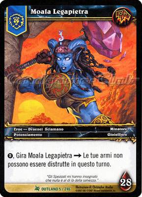 OUTLAND 005 / 246 Moala Legapietra non comune -NEAR MINT-