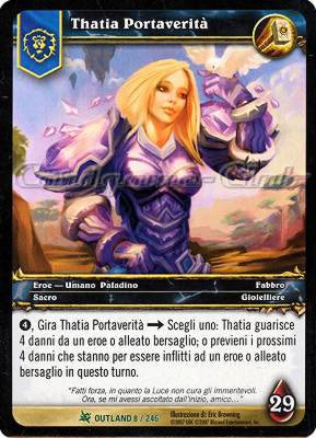 OUTLAND 008 / 246 Thatia Portaverita' non comune -NEAR MINT-
