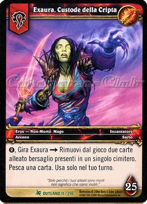 OUTLAND 011 / 246 Exaura, Custode della Cripta non comune -NEAR MINT-