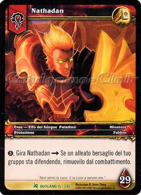 OUTLAND 015 / 246 Nathadan non comune -NEAR MINT-