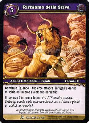 OUTLAND 019 / 246 Richiamo della Selva comune -NEAR MINT-