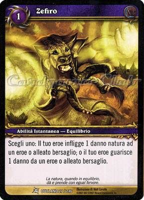 OUTLAND 027 / 246 Zefiro comune -NEAR MINT-