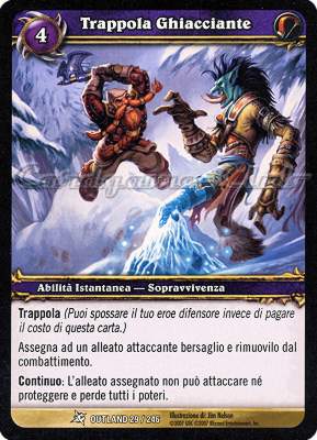 OUTLAND 029 / 246 Trappola Ghiacciante comune -NEAR MINT-