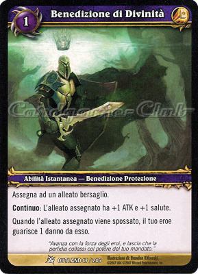 OUTLAND 047 / 246 Benedizione di Divinita' comune -NEAR MINT-