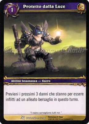 OUTLAND 049 / 246 Protetto dalla Luce comune -NEAR MINT-