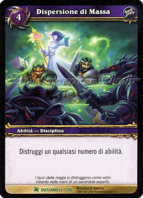 OUTLAND 057 / 246 Dispersione di Massa non comune -NEAR MINT-