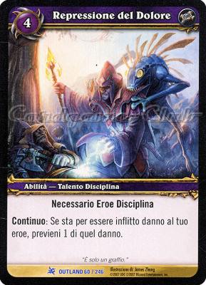 OUTLAND 060 / 246 Repressione del Dolore rara -NEAR MINT-