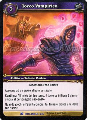 OUTLAND 063 / 246 Tocco Vampirico rara -NEAR MINT-