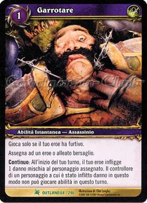 OUTLAND 068 / 246 Garrotare non comune -NEAR MINT-