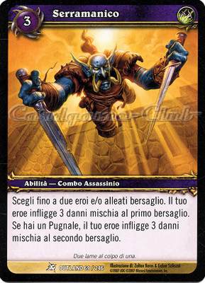 OUTLAND 069 / 246 Serramanico comune -NEAR MINT-