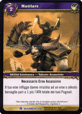 OUTLAND 070 / 246 Mutilare rara -NEAR MINT-