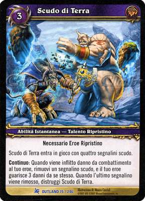 OUTLAND 075 / 246 Scudo di Terra rara -NEAR MINT-