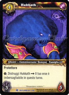 OUTLAND 084 / 246 Hukkath rara -NEAR MINT-