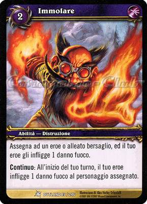 OUTLAND 085 / 246 Immolare comune -NEAR MINT-