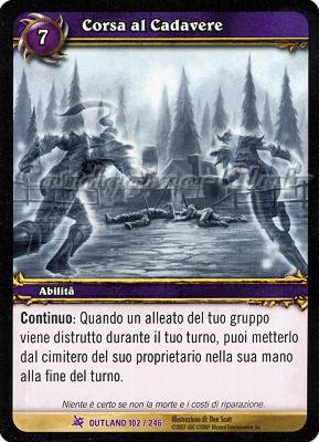 OUTLAND 102 / 246 Corsa al Cadavere epica -NEAR MINT-