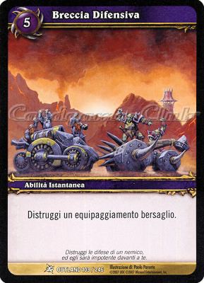 OUTLAND 103 / 246 Breccia Difensiva comune -NEAR MINT-