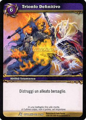 OUTLAND 109 / 246 Trionfo Definitivo comune -NEAR MINT-