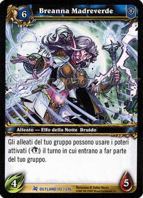 OUTLAND 112 / 246 Breanna Madreverde rara -NEAR MINT-